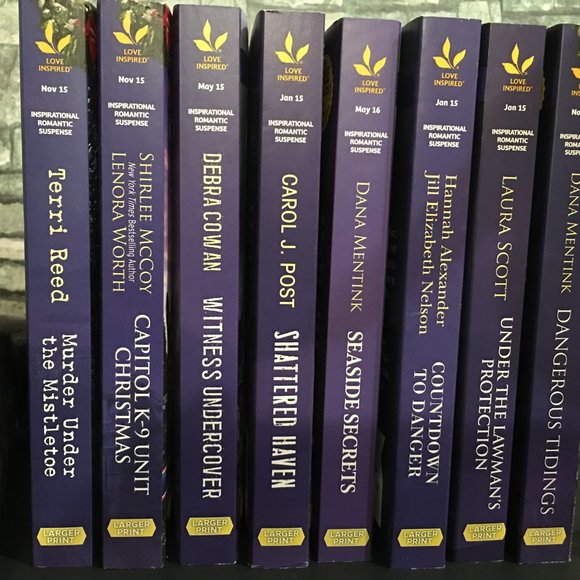 LARGER Print Love Inspired SUSPENSE Book SET--NEW--Great Gift for an Avid Reader - Picture 4 of 4